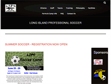 Tablet Screenshot of lips-soccer.com